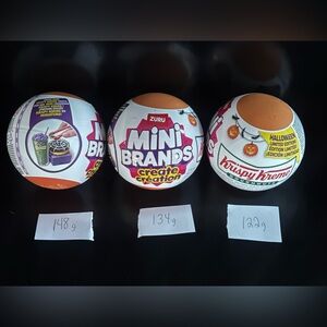 Krispy Kreme Halloween zuru mini brands create capsule blind box balls doughnut